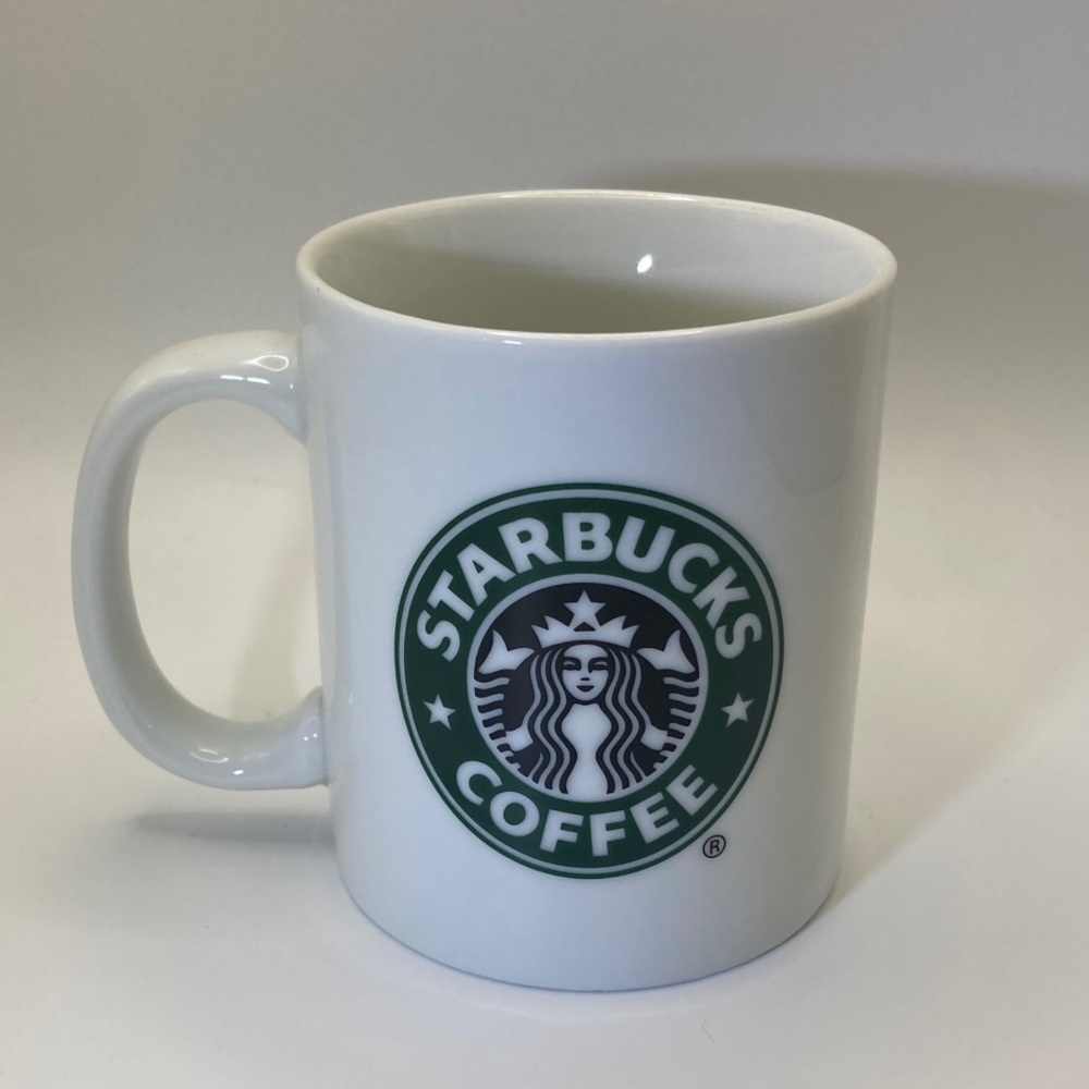 Vintage 2006 Starbucks Classic Green Siren Logo Coffee Mug 12oz